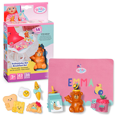 Baby Born Breakfast Pack For Click And Play Doll
